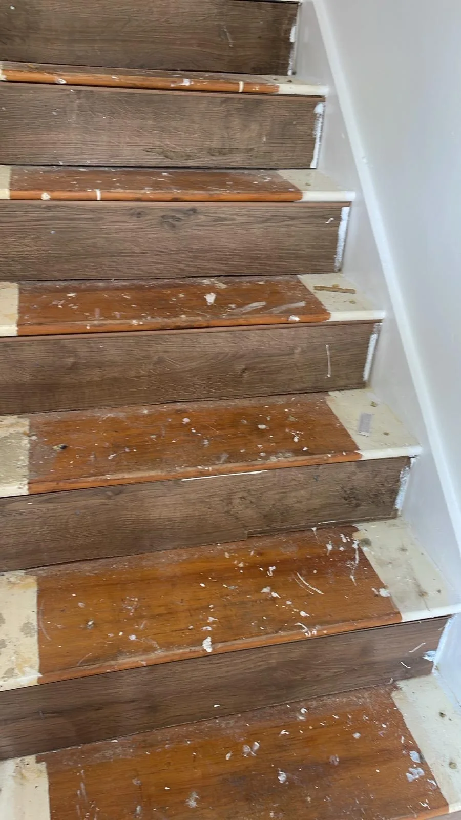 Staircase before refurbishment